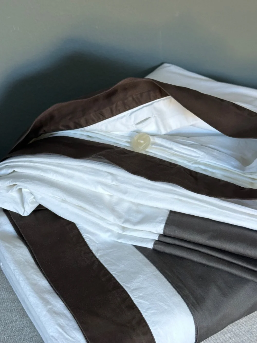 Restoration Hardware Italian Cotton King Duvet Cover